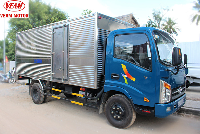 Xe tải Veam VT260 động cơ Hyundai thùng dài 6m1 tải 1T9 đi TP-ototaisg.com
